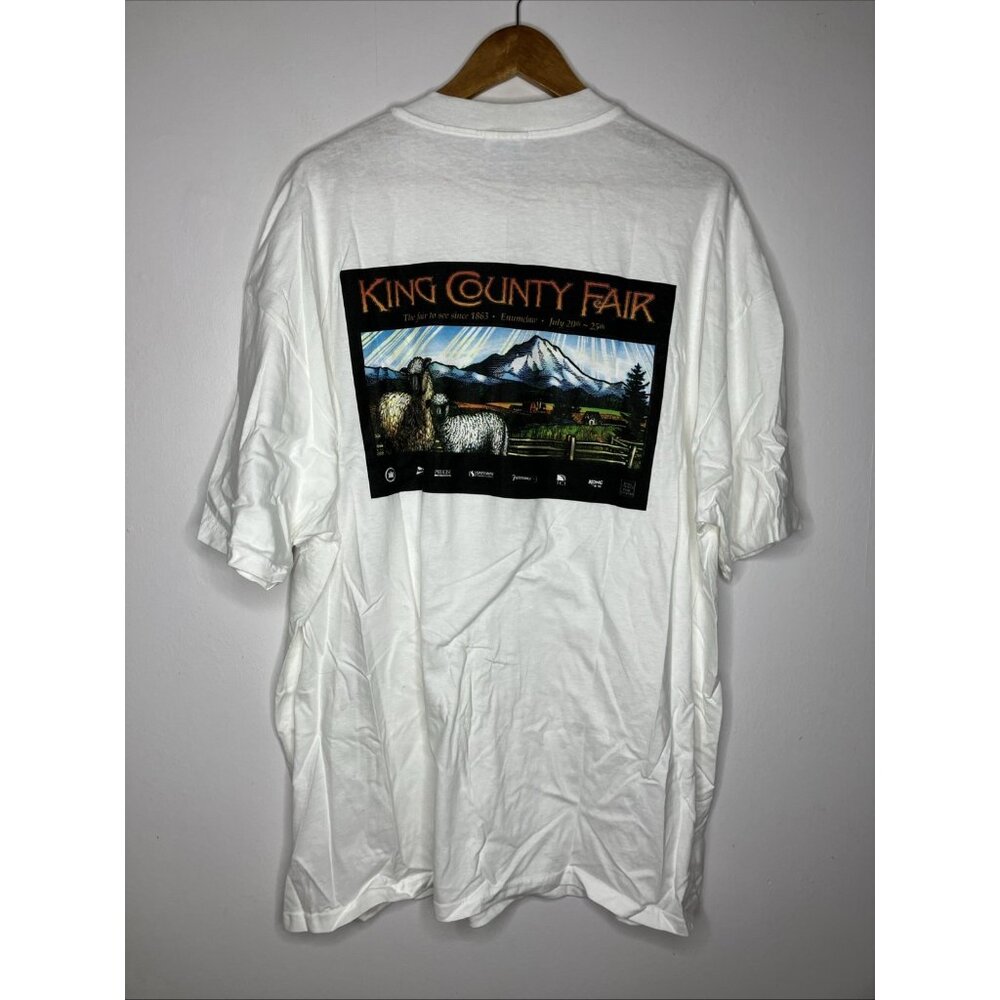 King County Fair Enumclaw Washington Men's 2XL T-Shirt White